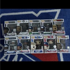 Funko Pop Sports and Entertainment Figures Set
